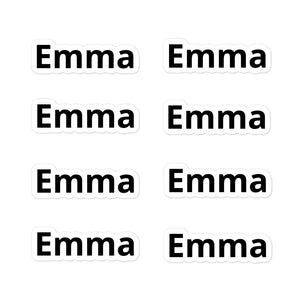 Emma Bubble-free stickers