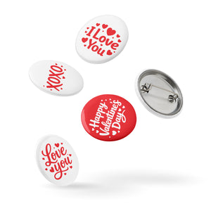 Valentine's Collection Set of pin buttons