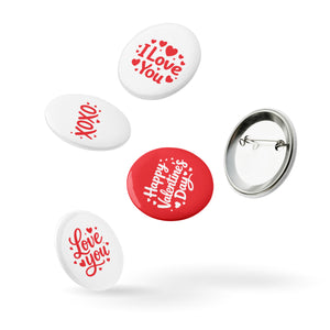 Valentine's Collection Set of pin buttons